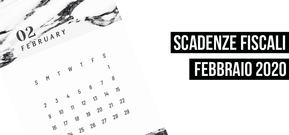 Calendario delle scadenze fiscali per febbraio 2020 sul blog del programma di fatturazione Debitoor